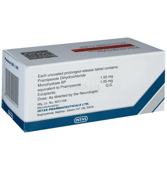 pramirol sr 1.05mg tablet 10's